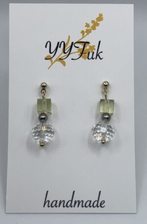 Crystal / ピアス / Ls 023 Yuu Yuu Fukuoka handmade Shop