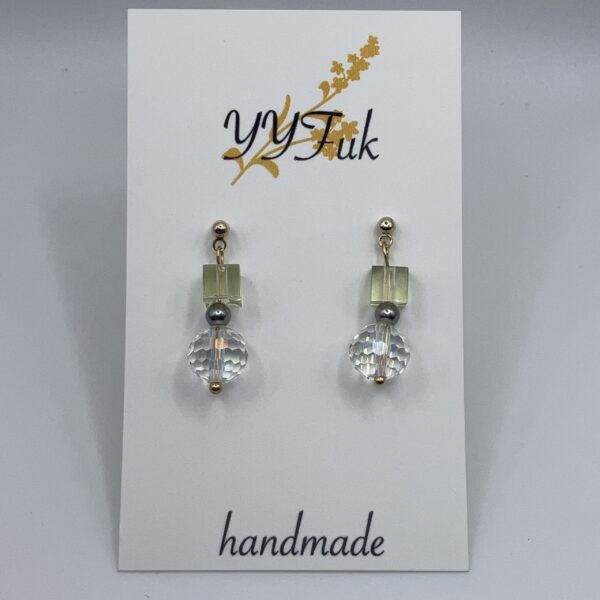 Crystal / ピアス / Ls 023 Yuu Yuu Fukuoka handmade Shop