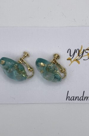 Aquamarine / イヤリング / Ls 063 Yuu Yuu Fukuoka handmade Shop