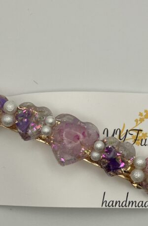 Purple heart / バレッタ / Sinobu 015 Yuu Yuu Fukuoka handmade Shop