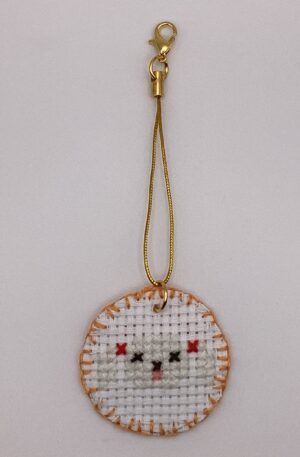 わんちゃん刺繍 / ストラップ / Tuesday 015 Yuu Yuu Fukuoka handmade Accessories Shop