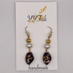 Waning Moon / レジンピアス / L‘s 176 YOU & YUU Fukuoka Handmade Accessories Shop
