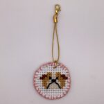 わんちゃん刺繍 / ストラップ / Tuesday 008 YOU & YUU Fukuoka Handmade Accessories Shop