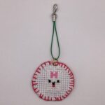 わんちゃん刺繍 / ストラップ / Tuesday 050 YOU & YUU Fukuoka Handmade Accessories Shop