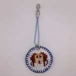 わんちゃん刺繍 / ストラップ / Tuesday 076 YOU & YUU Fukuoka Handmade Accessories Shop