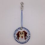 わんちゃん刺繍 / ストラップ / Tuesday 078 YOU & YUU Fukuoka Handmade Accessories Shop