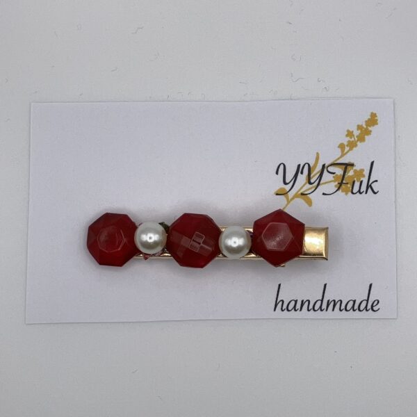 レッズVol.2 / ヘアクリップ / L‘s 041 YOU & YUU Fukuoka Handmade Accessories Shop