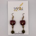 魅惑の薔薇 / レジンピアス / L's186 YOU & YUU Fukuoka Handmade Accessories Shop