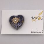 ハートフルVol.11 / レジンブローチ / sinobu 063 YOU & YUU Fukuoka Handmade Accessories Shop