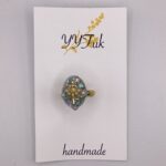 真珠の邦 / レジン指輪 / sinobu 089 YOU & YUU Fukuoka Handmade Accessories Shop