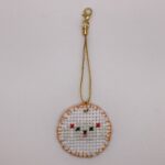 わんちゃん刺繍 / ストラップ / Tuesday 015 YOU & YUU Fukuoka Handmade Accessories Shop