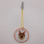 わんちゃん刺繍 / ストラップ / Tuesday 075 YOU & YUU Fukuoka Handmade Accessories Shop