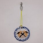 わんちゃん刺繍 / ストラップ / Tuesday 091 YOU & YUU Fukuoka Handmade Accessories Shop