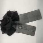 ブラックオーガンジーリボン / バレッタ / Nancy 020 YOU & YUU Fukuoka Handmade Accessories Shop