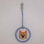 わんちゃん刺繍 / ストラップ / Tuesday 099 YOU & YUU Fukuoka Handmade Accessories Shop