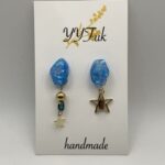 Star and Blueのアンサンブル / レジンピアス / L's 153 YOU & YUU Fukuoka Handmade Accessories Shop