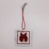 わんちゃん刺繍 / ストラップ / Tuesday 102 YOU & YUU Fukuoka Handmade Accessories Shop
