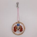 わんちゃん刺繍 / ストラップ / Tuesday 117 YOU & YUU Fukuoka Handmade Accessories Shop