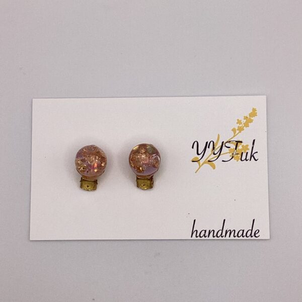 Sweet Peach / レジンイヤリング / L's 216 YOU & YUU Fukuoka Handmade Accessories Shop