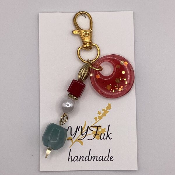 緋に染まる月 / レジンキーホルダー / L's 232 YOU & YUU Fukuoka Handmade Accessories Shop