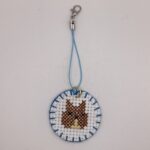 わんちゃん刺繍 / ストラップ / Tuesday 123 YOU & YUU Fukuoka Handmade Accessories Shop