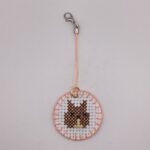 わんちゃん刺繍 / ストラップ / Tuesday 170 YOU & YUU Fukuoka Handmade Accessories Shop