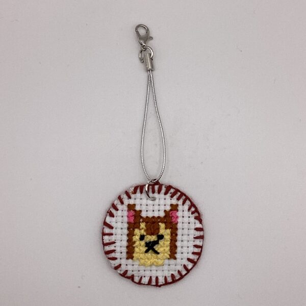 わんちゃん刺繍 / ストラップ / Tuesday 181 YOU & YUU Fukuoka Handmade Accessories Shop