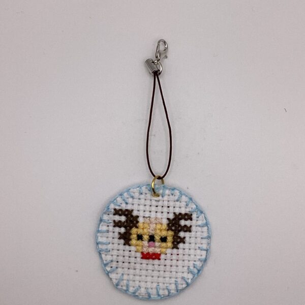 わんちゃん刺繍 / ストラップ / Tuesday 199 YOU & YUU Fukuoka Handmade Accessories Shop