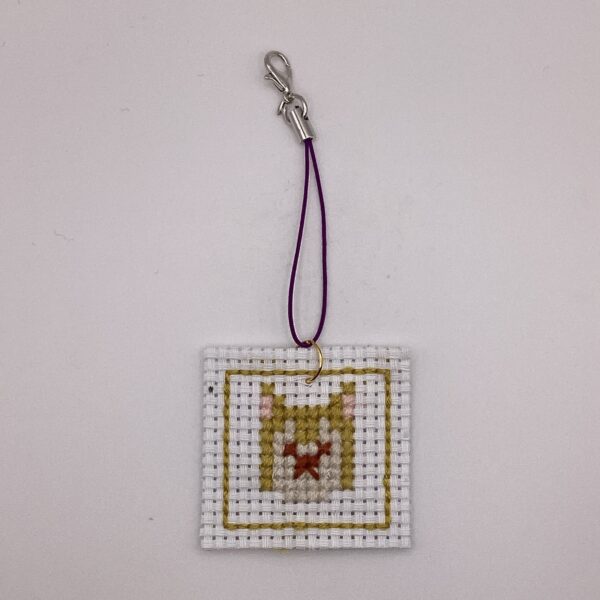 わんちゃん刺繍 / ストラップ / Tuesday 211 YOU & YUU Fukuoka Handmade Accessories Shop