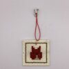 わんちゃん刺繍 / ストラップ / Tuesday 213 YOU & YUU Fukuoka Handmade Accessories Shop