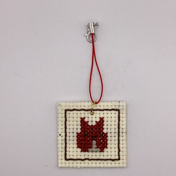 わんちゃん刺繍 / ストラップ / Tuesday 213 YOU & YUU Fukuoka Handmade Accessories Shop