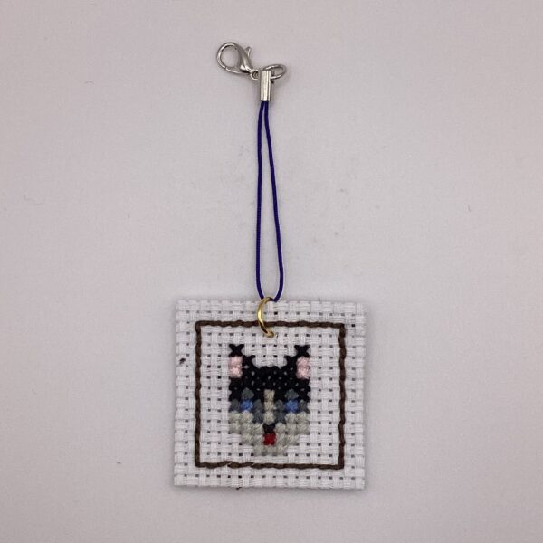 わんちゃん刺繡 / ストラップ / Tuesday 218 YOU & YUU Fukuoka Handmade Accessories Shop