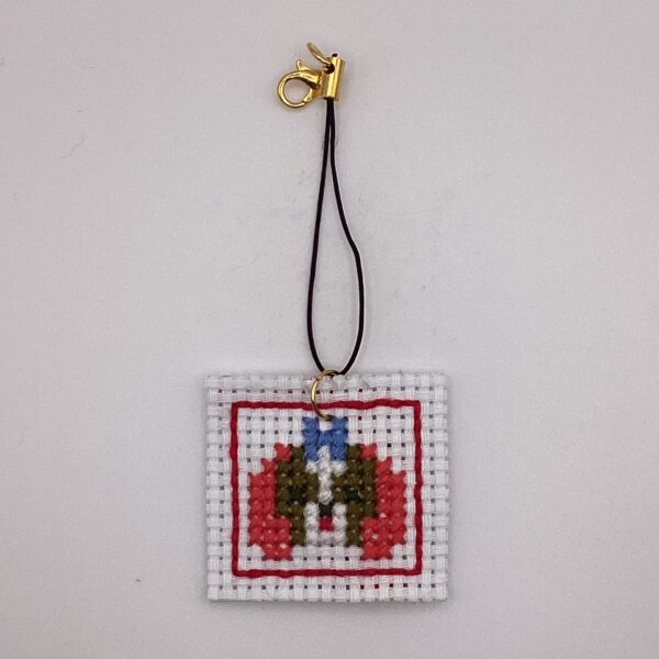 わんちゃん刺繡 / ストラップ / Tuesday 227 YOU & YUU Fukuoka Handmade Accessories Shop
