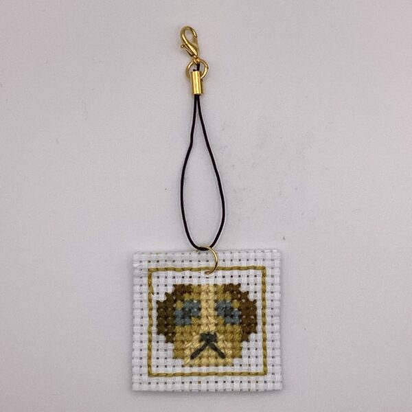 わんちゃん刺繡 / ストラップ / Tuesday 235 YOU & YUU Fukuoka Handmade Accessories Shop
