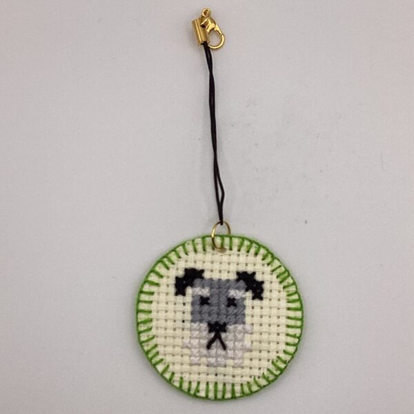 わんちゃん刺繡 / ストラップ / Tuesday 239 YOU & YUU Fukuoka Handmade Accessories Shop