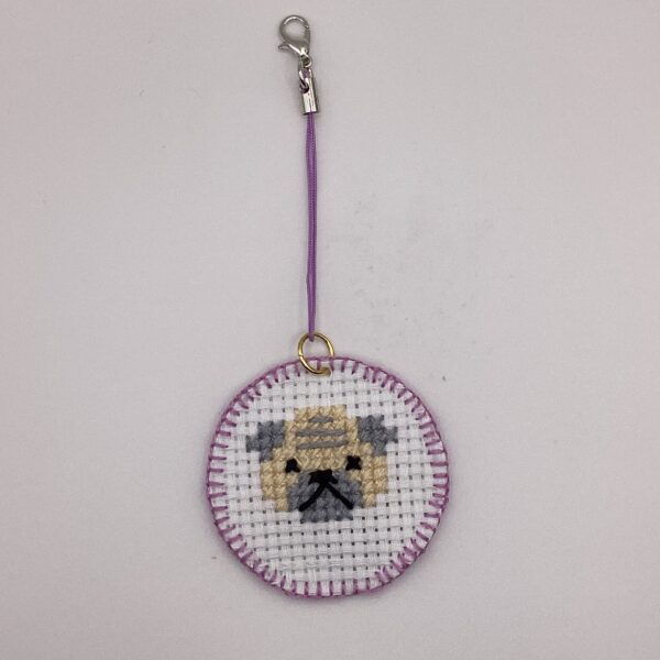 わんちゃん刺繡 / ストラップ / Tuesday 240 YOU & YUU Fukuoka Handmade Accessories Shop