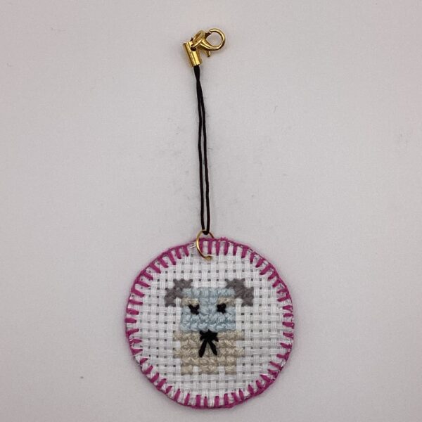 わんちゃん刺繡 / ストラップ / Tuesday 241 YOU & YUU Fukuoka Handmade Accessories Shop