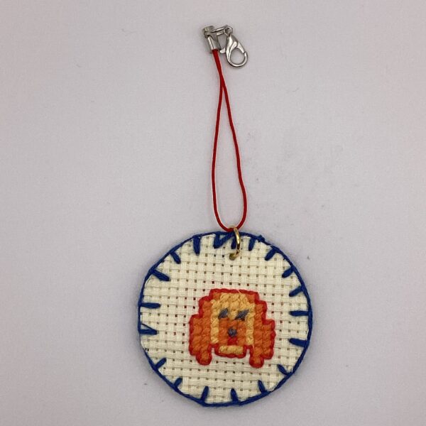 わんちゃん刺繡 / ストラップ / Tuesday 243 YOU & YUU Fukuoka Handmade Accessories Shop