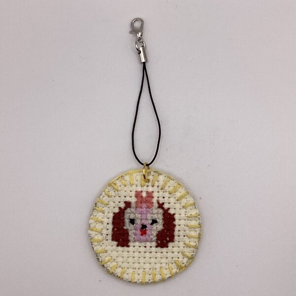 わんちゃん刺繡 / ストラップ / Tuesday 245 YOU & YUU Fukuoka Handmade Accessories Shop