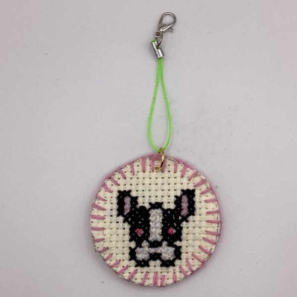 わんちゃん刺繡 / ストラップ / Tuesday 246 YOU & YUU Fukuoka Handmade Accessories Shop