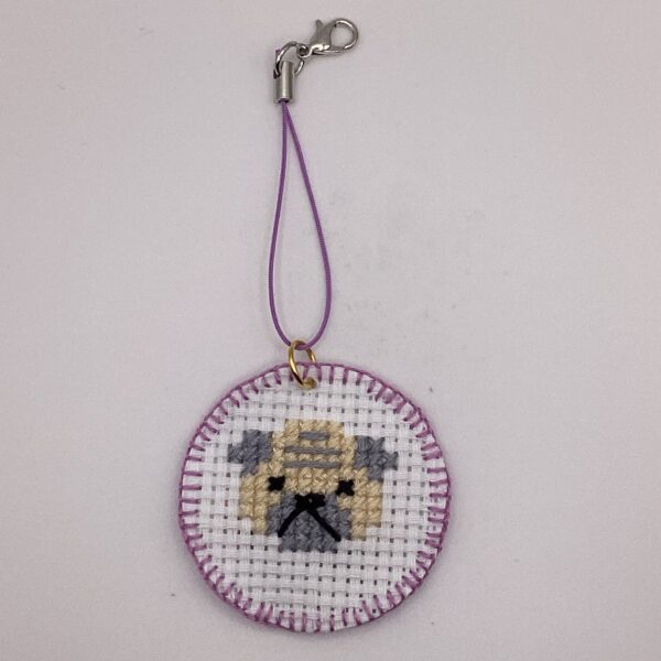 わんちゃん刺繡 / ストラップ / Tuesday 247 YOU & YUU Fukuoka Handmade Accessories Shop