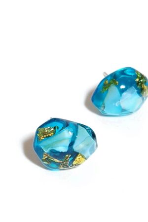 Marine Blue / レジンピアス / L's 147