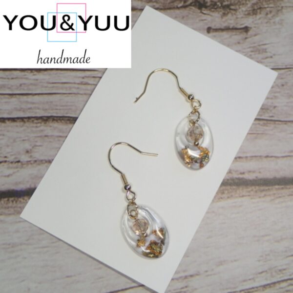 金の華やぎ / ピアス / L‘s 035