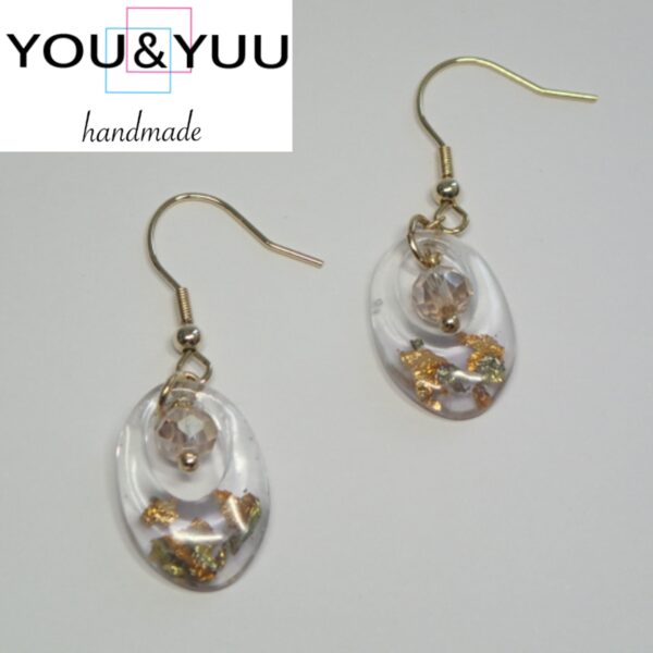 金の華やぎ / ピアス / L‘s 035