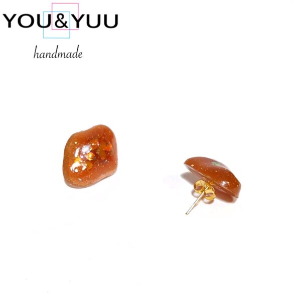 Bright Brown / ピアス  / L‘s 054 - 画像 (5)