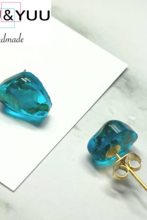 Marine Blue Design / レジンピアス / L‘s 146