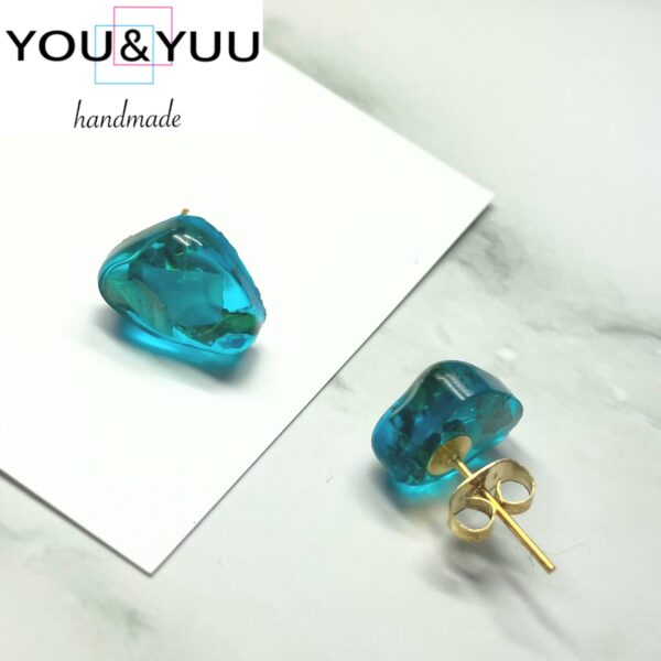 Marine Blue Design / レジンピアス / L‘s 146 - 画像 (4)