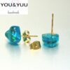 Marine Blue Design / レジンピアス / L‘s 146