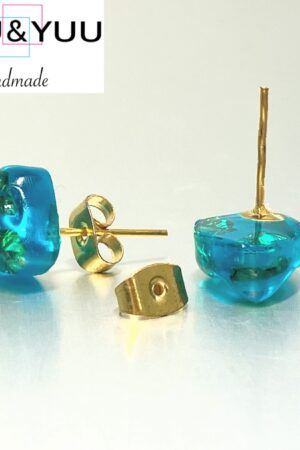 Marine Blue Design / レジンピアス / L‘s 146