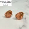 ブラウンカラー / レジンピアス / L's 150